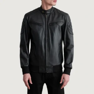 Men_s_Sven_Black_Leather_Bomber_Jacket_Close_Front